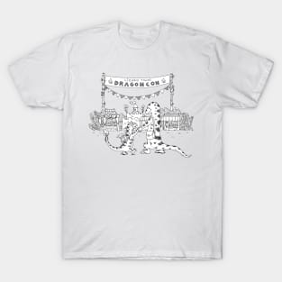Inktober: Dragon Lizard T-Shirt